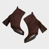 Verona | Botas de Antes con Detalles de Piel