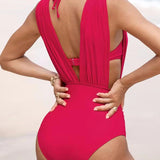 Bañador Luxe Shaping con Escote en V Profundo