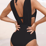 Bañador Luxe Shaping con Escote en V Profundo