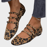 Poliana - Bailarinas con Estampado de Leopardo