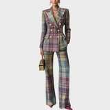 Haily |  Conjunto de Traje con Estampado Colorido