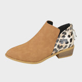 Liora | Botines Ortopédicos con Estampado de Leopardo