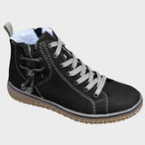 Lila | Botines con Cordones