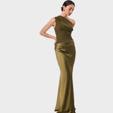 Asmine - Elegante Vestido de Un Solo Hombro
