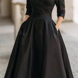 Noelia – Vestido Midi en Satén