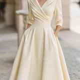 Noelia – Vestido Midi en Satén