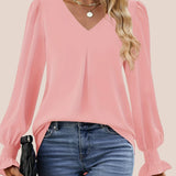 Mira - Blusa Elegante con Escote en V