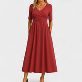 Joana – Vestido midi elegante