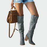 Daniela - Botas Ortopédicas De Cuero Hasta La Rodilla Elegantes