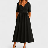 Joana – Vestido midi elegante