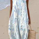 Joy - Vestido Midi Clásico con Patrón Floral