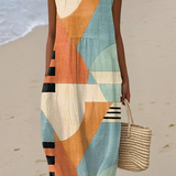 Iris - Vestido Midi Multicolor Versátil