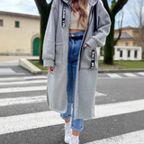 Marina - Sudadera larga con capucha