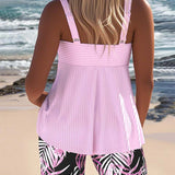 Paula - Conjunto de Tankini Colorido