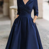 Noelia – Vestido Midi en Satén