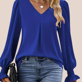 Mira - Blusa Elegante con Escote en V