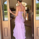 Vestido de Noche con Pliegues