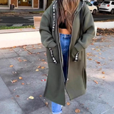 Marina - Sudadera larga con capucha