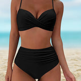 Douglas - Elegante Bikini de Cintura Alta