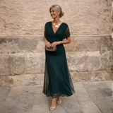 Abril | Vestido Maxi de Hombros Descubiertos