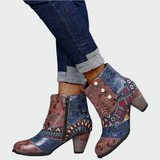 Adriana - Botas Ortopédicas Impermeables Con Estilo Boho