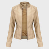 Romina | Chaqueta de Cuero Casual