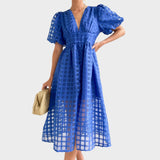 Julia – Vestido de Encaje con Mangas Acampanadas