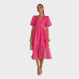 Julia – Vestido de Encaje con Mangas Acampanadas