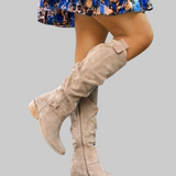 Lina - Botas de ante cómodas y cálidas para mujeres
