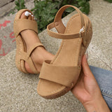 Daniela – Sandalias de Cuña Elegantes