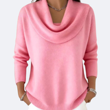 GIULIA - Suéter con Cuello Ruffle Acogedor