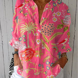 Floriana | Blusa de Flores Tropicales