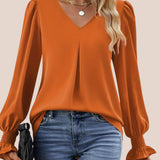 Mira - Blusa Elegante con Escote en V