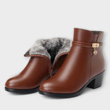 Rocío - Botín De Invierno Con Cremallera Elegante Y Cómodo
