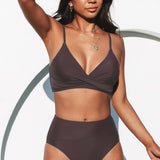 Rachelle - Conjunto de bikini de cintura alta