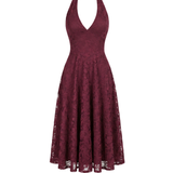 Vestido con Línea de Pliegues