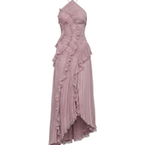 Vestido de Noche con Pliegues