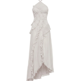 Vestido de Noche con Pliegues