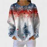 Alix - Suéter navideño con diseño de árbol de Navidad
