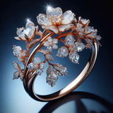 Cristal Brillante de Flor