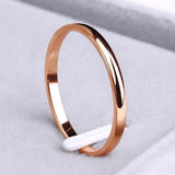 Anillo Simple en Oro y Plata