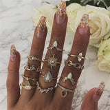 Conjunto exclusivo premium de 8 a 12 anillos