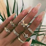 Conjunto exclusivo premium de 8 a 12 anillos