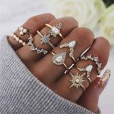 Conjunto exclusivo premium de 8 a 12 anillos