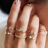 Conjunto exclusivo premium de 8 a 12 anillos