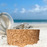 Anillo de plata "Ola del Mar"