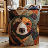 Huellas de Oso - Cesta de Almacenaje Acolchada