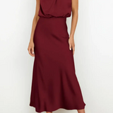 Vestido de Cortina de Satén