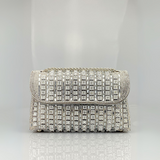 Alba | Bolso de Hombro con Cadena Chic y Diamantes de Color
