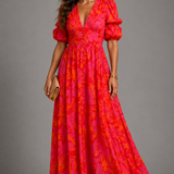 Irati | Vestido Largo Fluido con Escote en V